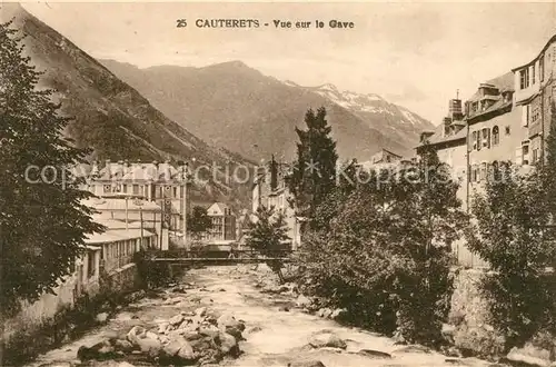 AK / Ansichtskarte Cauterets Vue sur le Gave Kat. Cauterets