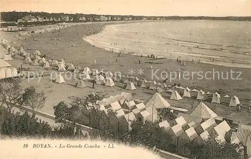 AK / Ansichtskarte Royan Charente Maritime La Grande Conche Plage Kat. Poitiers Charentes