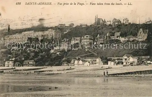 AK / Ansichtskarte Sainte Adresse Vue prise de la Plage Kat. Sainte Adresse