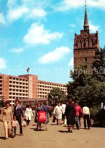 AK / Ansichtskarte Rostock Mecklenburg Vorpommern Interhotel Warnow Kat. Rostock