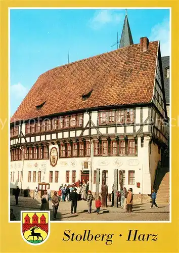 AK / Ansichtskarte Stolberg Harz Rathaus Kat. Stolberg Harz