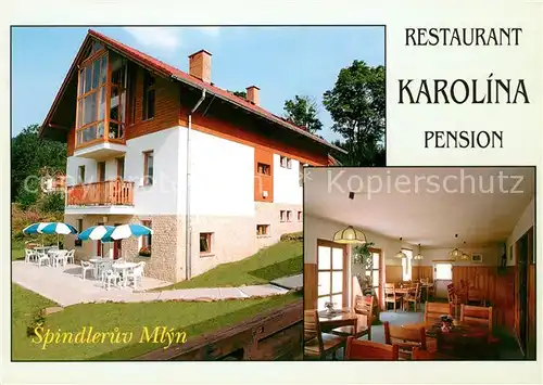 AK / Ansichtskarte Spindleruv Mlyn Spindlermuehle Restaurant Pension Karolina Kat. Trutnov