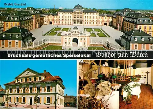 AK / Ansichtskarte Bruchsal Gasthof Baeren Schloss  Kat. Bruchsal