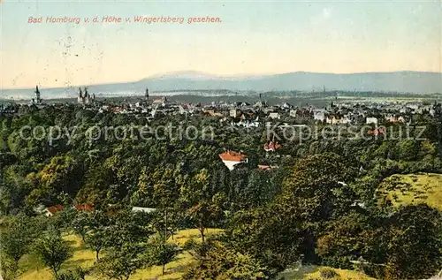 AK / Ansichtskarte Bad Homburg Blick vom Wingertsberg Kat. Bad Homburg v.d. Hoehe