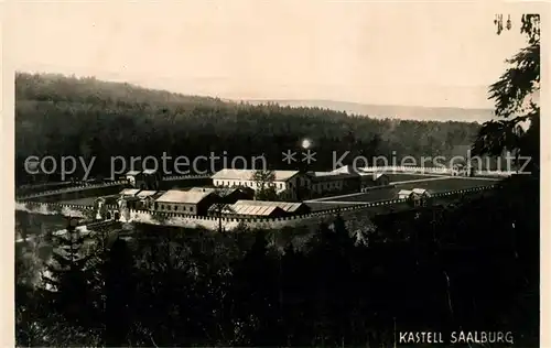 AK / Ansichtskarte Saalburg Saale Kastell Saalburg Kat. Saalburg Ebersdorf