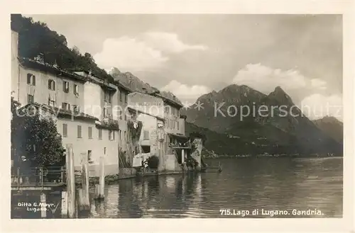 AK / Ansichtskarte Gandria Lago di Lugano Teilansicht Kat. Gandria