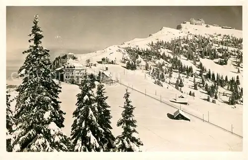 AK / Ansichtskarte Rigi Staffel und Kulm Winteridyll Kat. Rigi Staffel