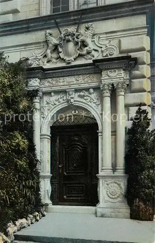 AK / Ansichtskarte Luzern LU Portal am Rathaus Kat. Luzern