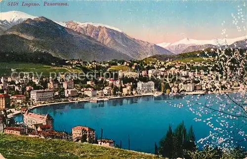 AK / Ansichtskarte Lugano Lago di Lugano Panorama