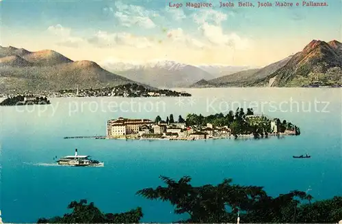 AK / Ansichtskarte Isola Bella Lago Maggiore Isola Madre e Pallanza