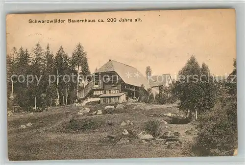 AK / Ansichtskarte Triberg Schwarzwald Schwarzwaelder Bauernhaus Kat. Triberg im Schwarzwald