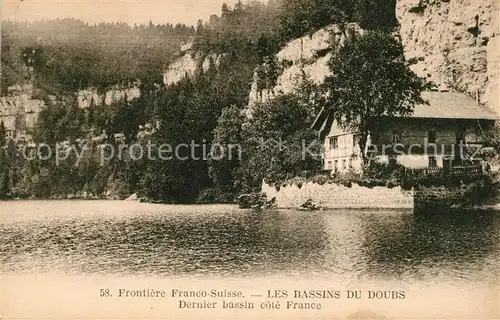 AK / Ansichtskarte Morteau Doubs Frontiere Franco Suisse Les Bassins du Doubs Kat. Morteau