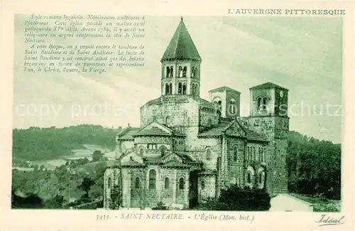 AK / Ansichtskarte Saint Nectaire Puy de Dome Eglise Kat. Saint Nectaire
