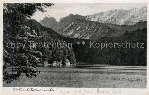 AK / Ansichtskarte Hechtsee Seepanorama Kat. Kufstein