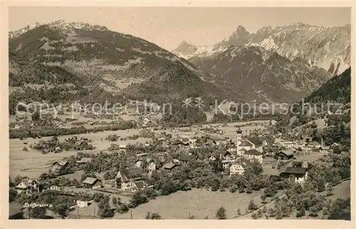 AK / Ansichtskarte Schruns Vorarlberg Panorama Kat. Schruns