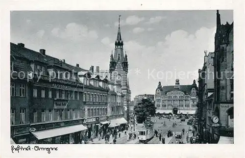 AK / Ansichtskarte Strassenbahn Erfurt Anger Weinrestaurant Horst Kohl Kat. Strassenbahn