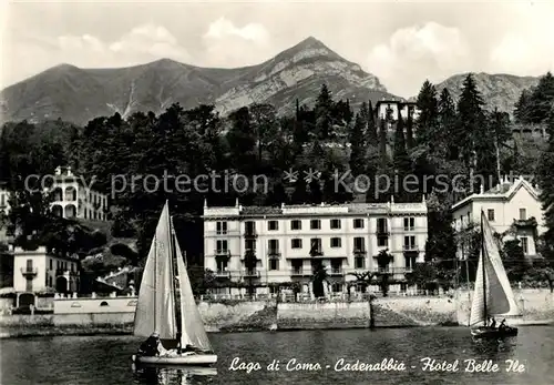 AK / Ansichtskarte Cadenabbia Lago di Como Hotel Belle Ile Kat. Griante