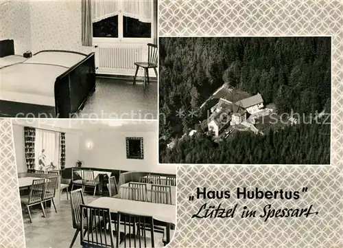 AK / Ansichtskarte Luetzel Wiebelsbach Haus Hubertus Restaurant Waldpension  Kat. Luetzelbach