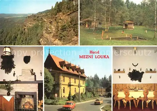 AK / Ansichtskarte Herrnskretschen Tschechien Boehmen Hotel Mezni Louka Kat. Hrensko