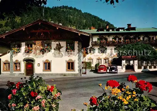 AK / Ansichtskarte Wallgau Hotel Gasthaus Post Kat. Wallgau