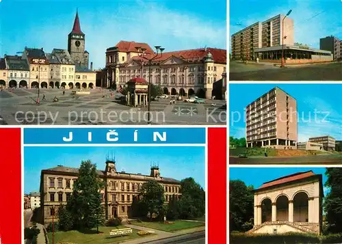 AK / Ansichtskarte Jicin Namesti Zakladni devitileta skola  Kat. Jicin