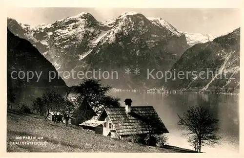 AK / Ansichtskarte Hallstatt Salzkammergut Partie am Hallstaetter See Kat. Hallstatt