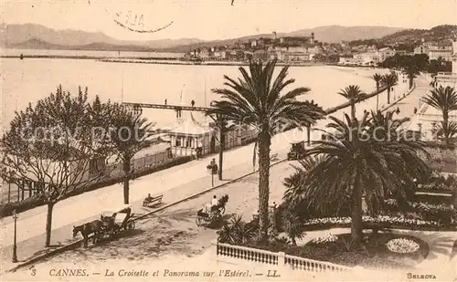 AK / Ansichtskarte Cannes Alpes Maritimes La Croisette et Panorama sur l Esterel Kat. Cannes