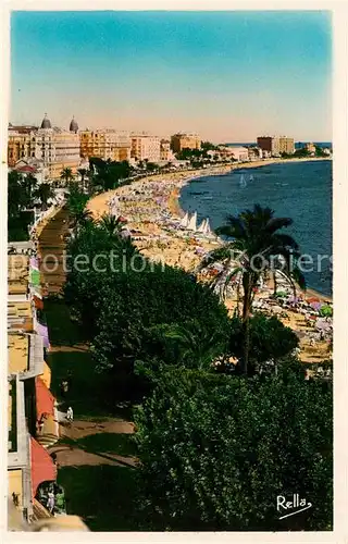 AK / Ansichtskarte Cannes Alpes Maritimes La Promenade de la Croisette Kat. Cannes