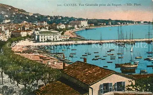 AK / Ansichtskarte Cannes Alpes Maritimes Vue generale prise du Suquet Kat. Cannes