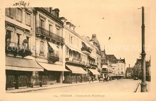 AK / Ansichtskarte Colmar Haut Rhin Elsass Avenue de la Republique Kat. Colmar