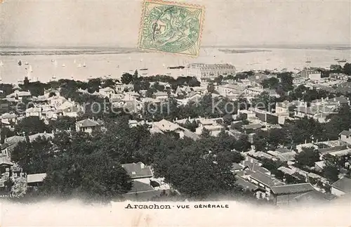 AK / Ansichtskarte Arcachon Gironde Vue generale Kat. Arcachon