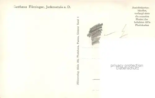 AK / Ansichtskarte Jochenstein Niederbayern mit Engelhartszell an der Donau Kat. Untergriesbach