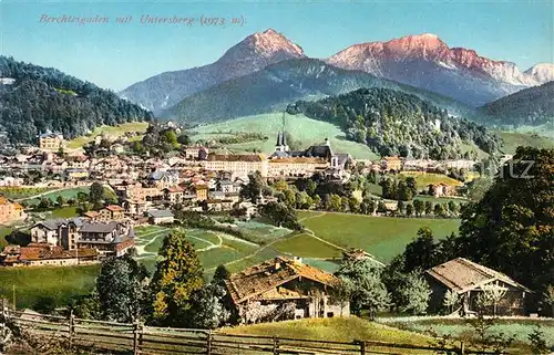 AK / Ansichtskarte Berchtesgaden mit Untersberg Kat. Berchtesgaden