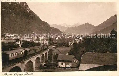 AK / Ansichtskarte Mittenwald Bayern Teilansicht Kat. Mittenwald