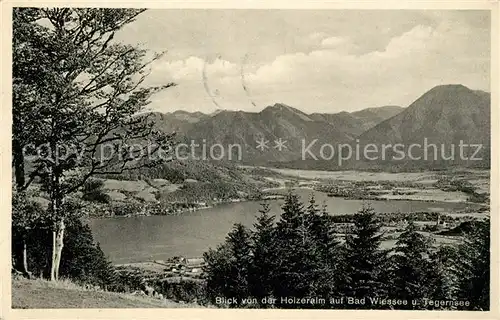 AK / Ansichtskarte Bad Wiessee mit Tegernsee Kat. Bad Wiessee