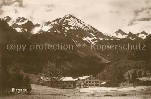 AK / Ansichtskarte Birgsau Teilansicht Kat. Oberstdorf