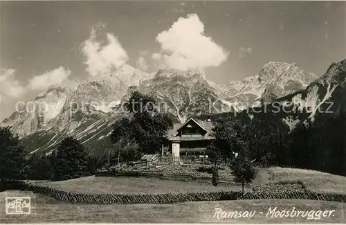 AK / Ansichtskarte Ramsau Berchtesgaden Moosbrugger Kat. Ramsau b.Berchtesgaden