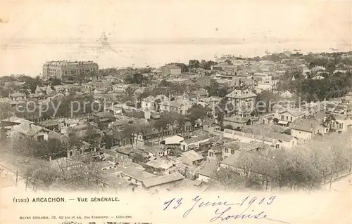 AK / Ansichtskarte Arcachon Gironde Vue generale Kat. Arcachon