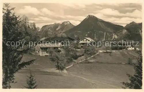 AK / Ansichtskarte Hocheck Oberaudorf mit Blick zum Heuberg Chiemgauer Alpen