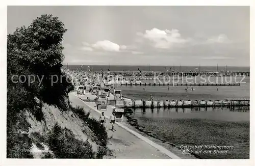 AK / Ansichtskarte Kuehlungsborn Ostseebad Blick auf den Strand Kat. Kuehlungsborn