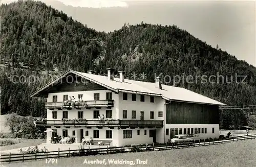 AK / Ansichtskarte Waldring Tirol Auerhof Kat. Oesterreich