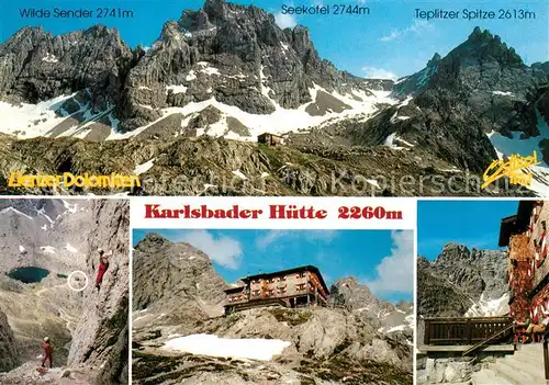 AK / Ansichtskarte Lienz Tirol Karlsbader Huette Kat. Lienz