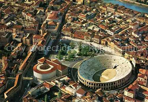 AK / Ansichtskarte Verona Veneto Fliegeraufnahme Arena Kat. Verona