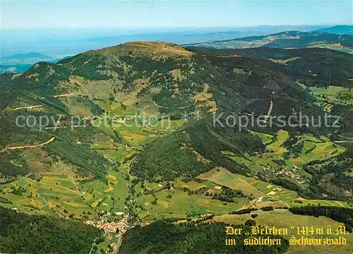 AK / Ansichtskarte Belchen Baden Fliegeraufnahme Kat. Neuenweg