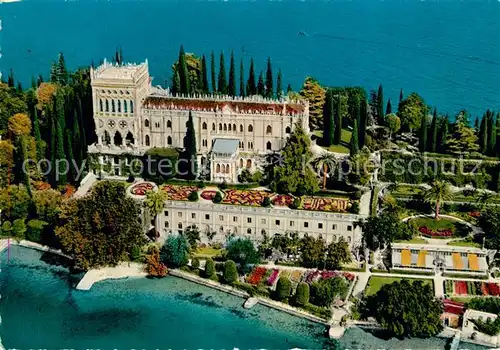 AK / Ansichtskarte Garda Fliegeraufnahme Isola di Garda Kat. Lago di Garda 