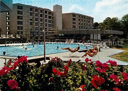 AK / Ansichtskarte Saeckingen Bad Freiluft Thermalbad Kurklinik Kat. Bad Saeckingen