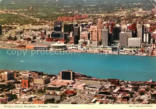 AK / Ansichtskarte Windsor Ontario Detroit Riverfront Kat. Windsor