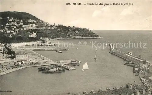 AK / Ansichtskarte Nice Alpes Maritimes Entree du Port Baie Lympia Cote d Azur Kat. Nice