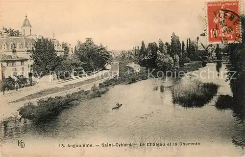 AK / Ansichtskarte Angouleme Saint Cybard Chateau et la Charente Kat. Angouleme