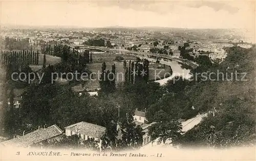 AK / Ansichtskarte Angouleme Panorama prise du Rempart Beaulieu Kat. Angouleme